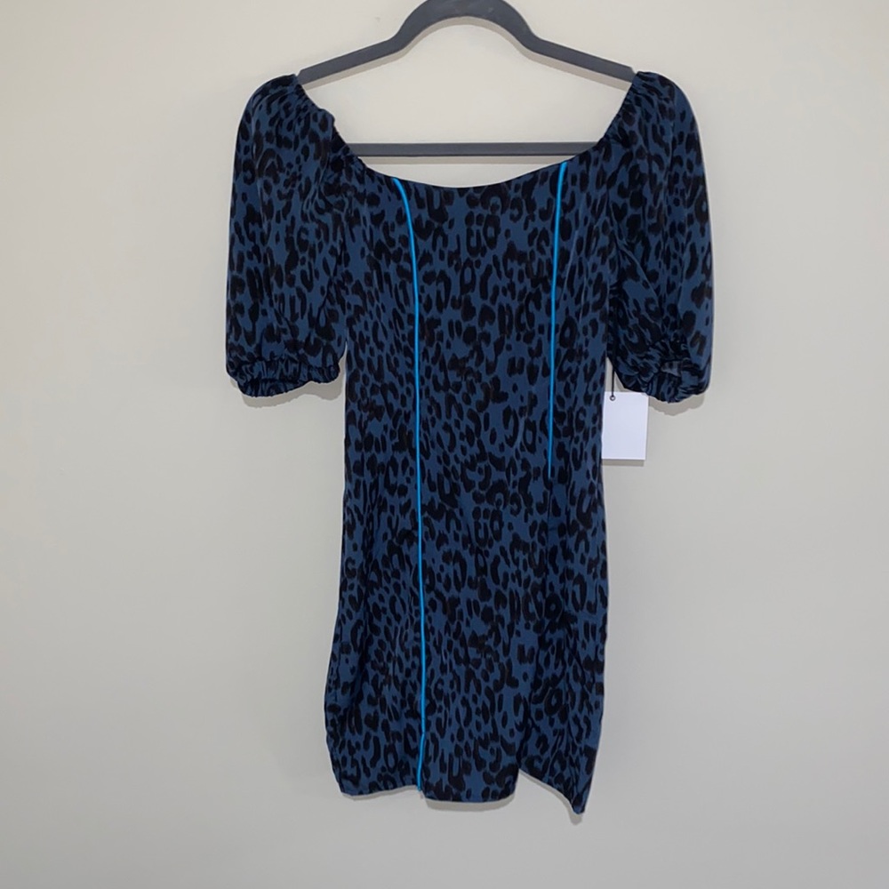 NWT- Painted Threads blue Cheetah Dress